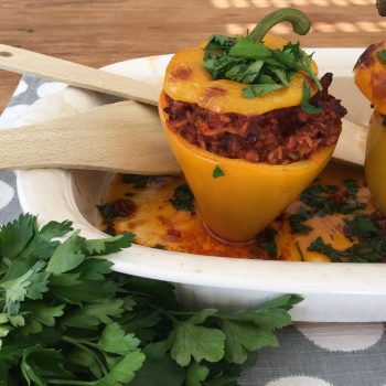 Gefüllte Paprika -vegan-