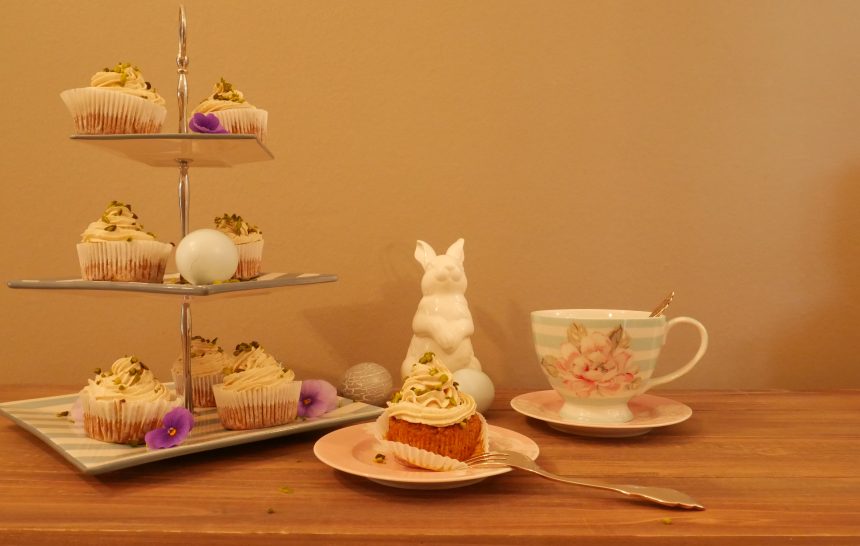 Karotten-Muffins mit Mascarpone-Vanille-Topping