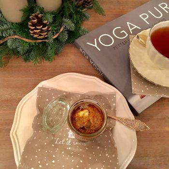 Mini-Apfelkuchen im Glas -glutenfrei, vegan und ruckzuck fertig-