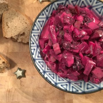 Rote Beete – Salat mit Nori-Algen bzw. veganer Heringssalat