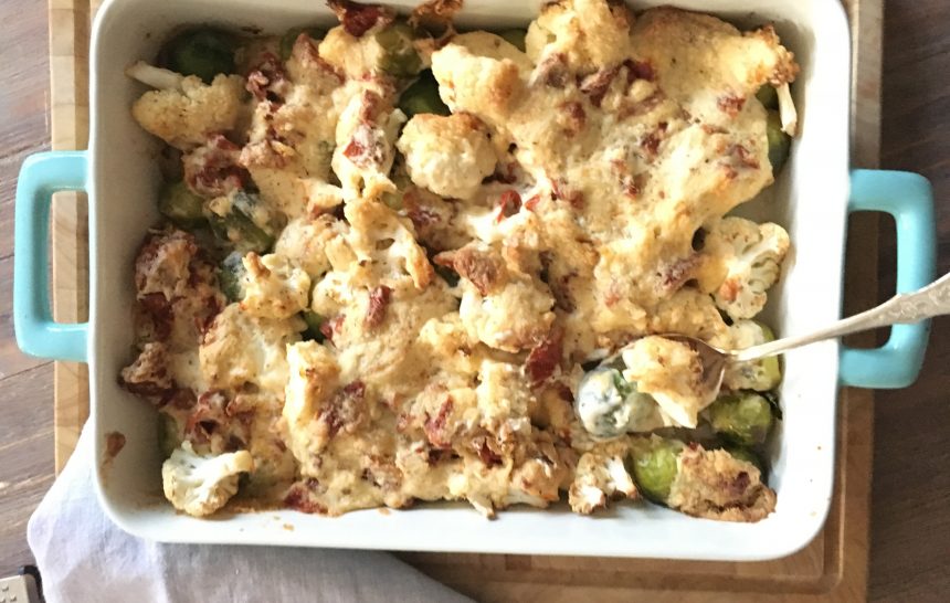 Rosen-Blumenkohlauflauf -vegan-